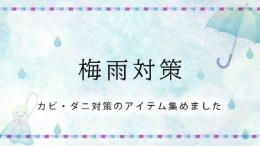 じめじめする梅雨時期の湿気対策 2022
