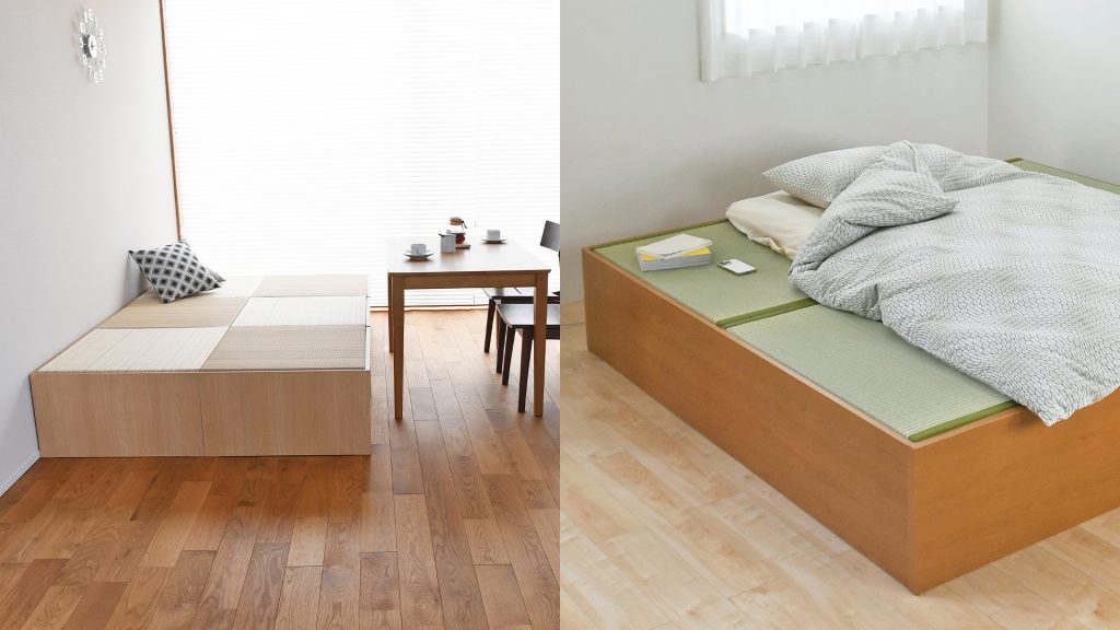 畳小上がりの使用例ソファーとベッド